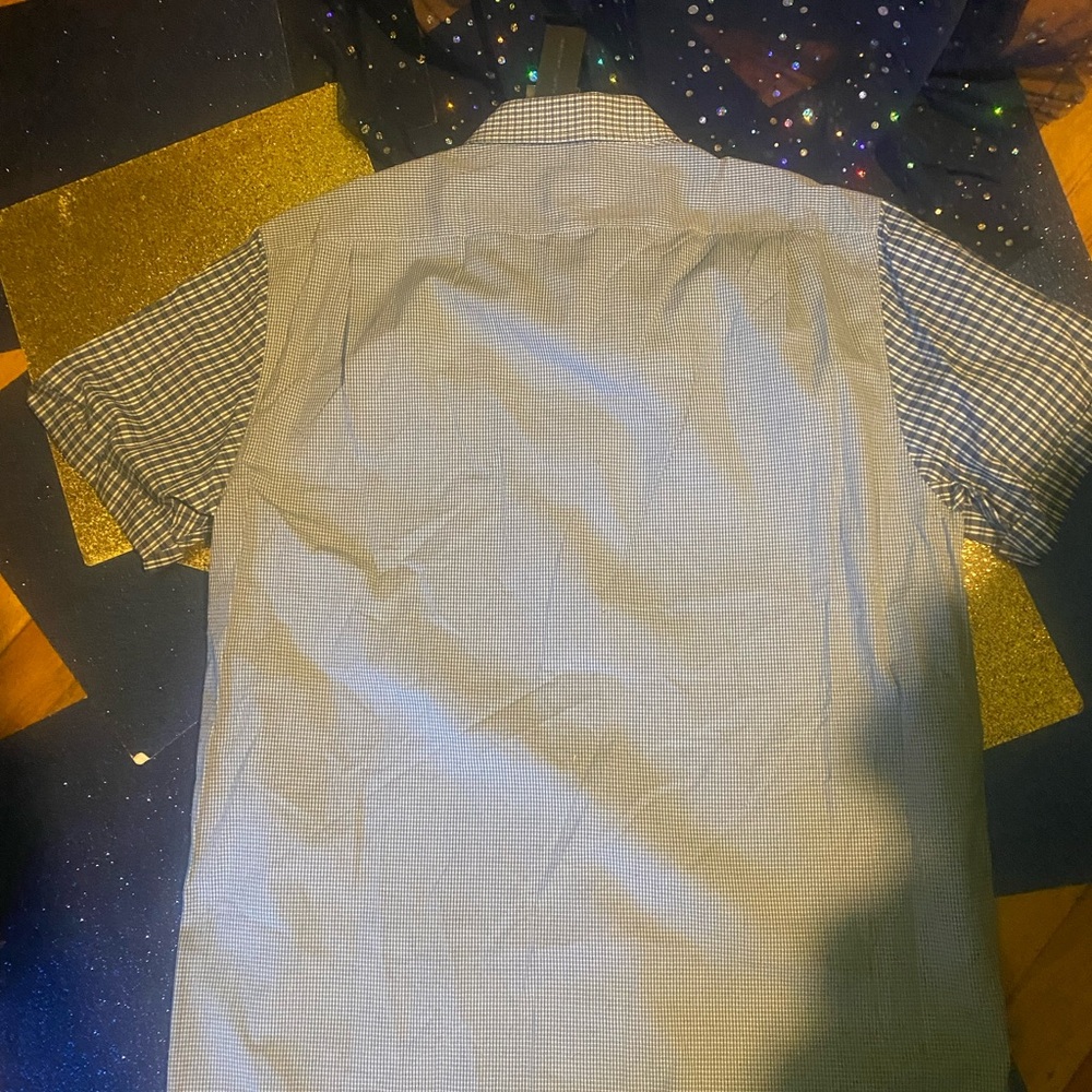 NWT MARC BY MARC JACOBS BLUE CHECK PRNT SUMMER LUX Shirt - Picture 10 of 11